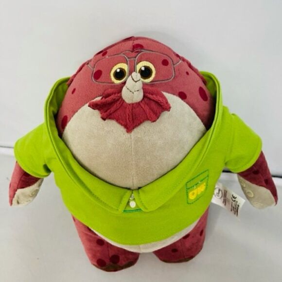 Disney Store Authentic Monsters Inc. University Stuffed Plush Don Carlton 11" Ex - Picture 2 of 7